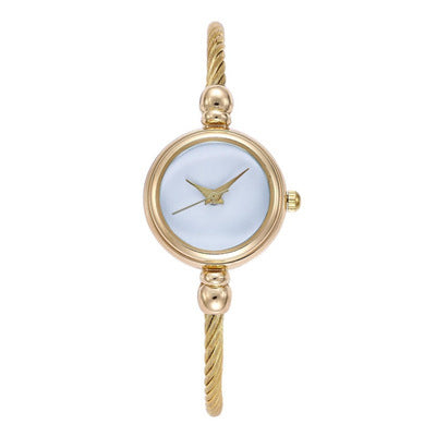 Elegant Women’s Bangle Wristwatch – Stylish Minimalist Bracelet Watch in Gold & Silver Variants