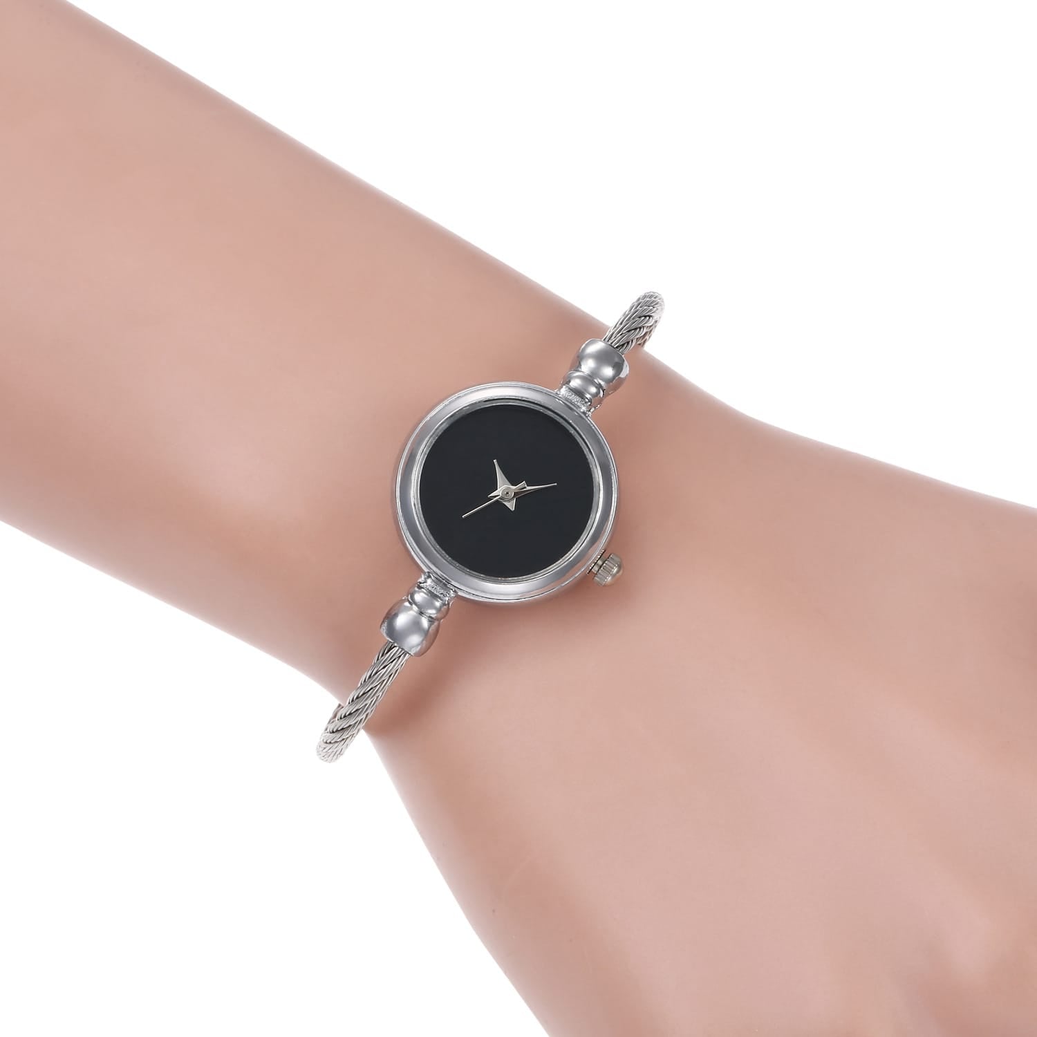 Elegant Women’s Bangle Wristwatch – Stylish Minimalist Bracelet Watch in Gold & Silver Variants