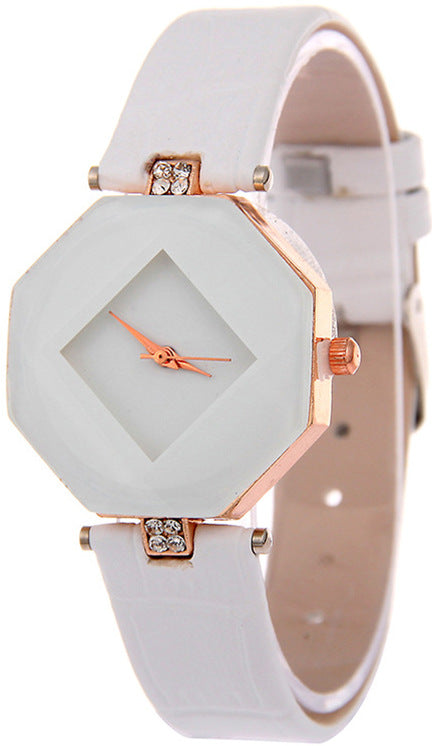 Luxury Women's Square Dial Watch – Elegant Strap & Diamond Detailing